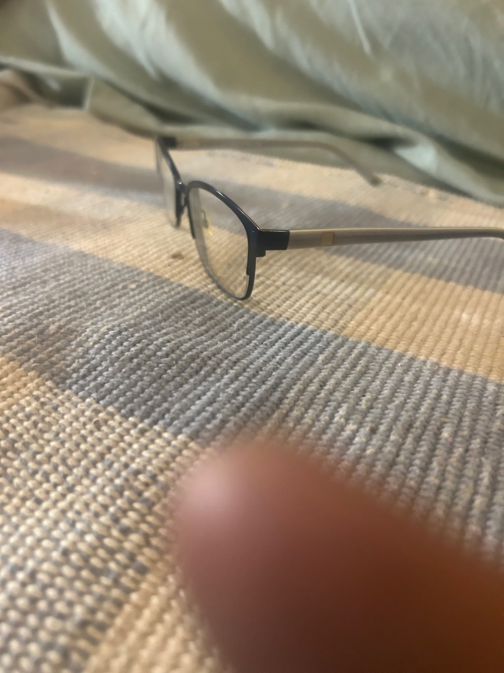 liz claiborne Metal Frame Eyeglasses in Black and Silver